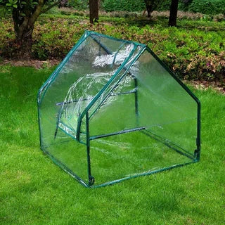 serre jardin transparente moderne plantes fleurs utilisation extérieure intérieure double arc triangle single arc