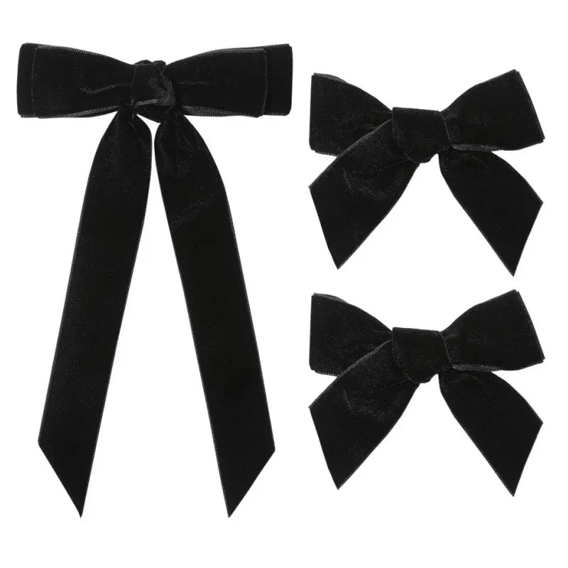 rubans velours classiques clips métalliques barrettes cheveux filles élégantes ornements cheveux ACCESSOIRES HEADWEAR
