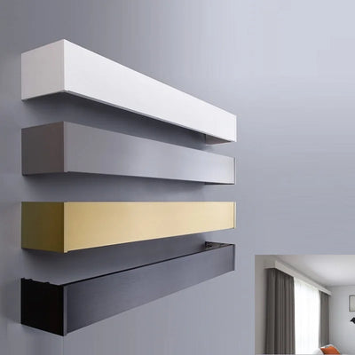 Double rail rideau plafond aluminium blanc