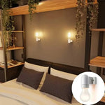 lampe table moderne noir blanc mat vintage vis 47mm 78mm