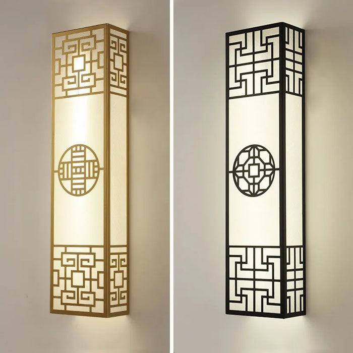 Applique murale zen style chinois noire