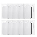 électrodes électrostimulation adhésives blanches 20 pièces thérapie micro perforées rechargeables