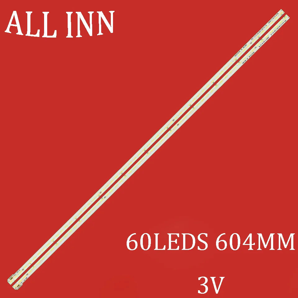 bande led 604mm 60 leds blanc moderne rétro éclairage télévision connecteur 3v