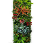 panneau mural pelouse artificielle plante décorative jardin intérieur extérieur décoration murale fleurs vertes artificielles