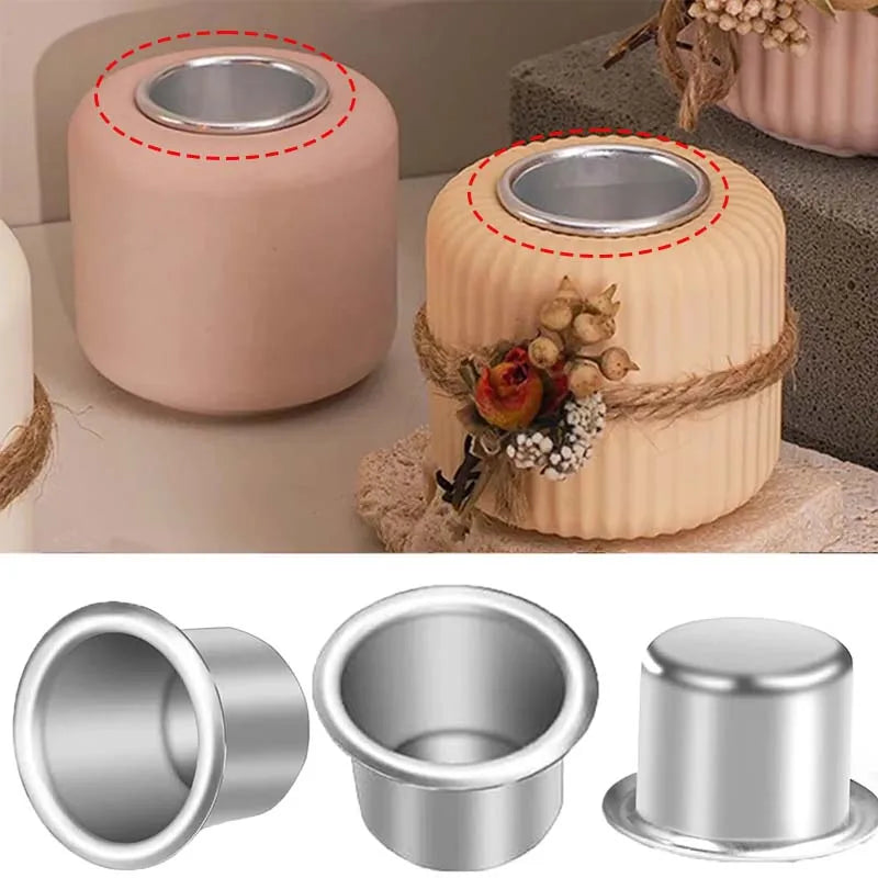 supports bougies argentés rose beige marron cannelés décoration noël branches baies decoration festive maison