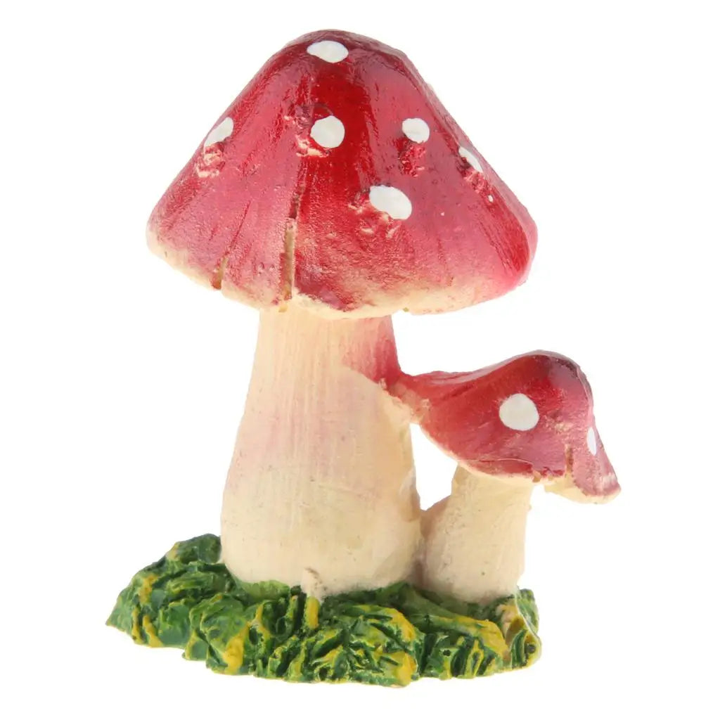 ornements jardin champignons décorations maison table sculptures pelouse extérieures figurines résine miniatures