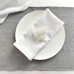 serviettes table coton lin vert bleu rouge gris minimaliste réutilisable 30x45cm festive mariageextérieur