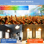 ampoule led rgb 25w e27 blanc multicolore transparente moderne télécommande 24touches lumière ambiance chambre