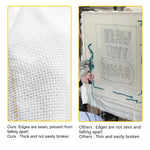 tissu coton absorption bricolage filet simple brossé rayures jaunes blanc opacité texturé