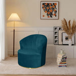 fauteuil moderne velours bleu marine lavable accueil confortable soft automne hiver
