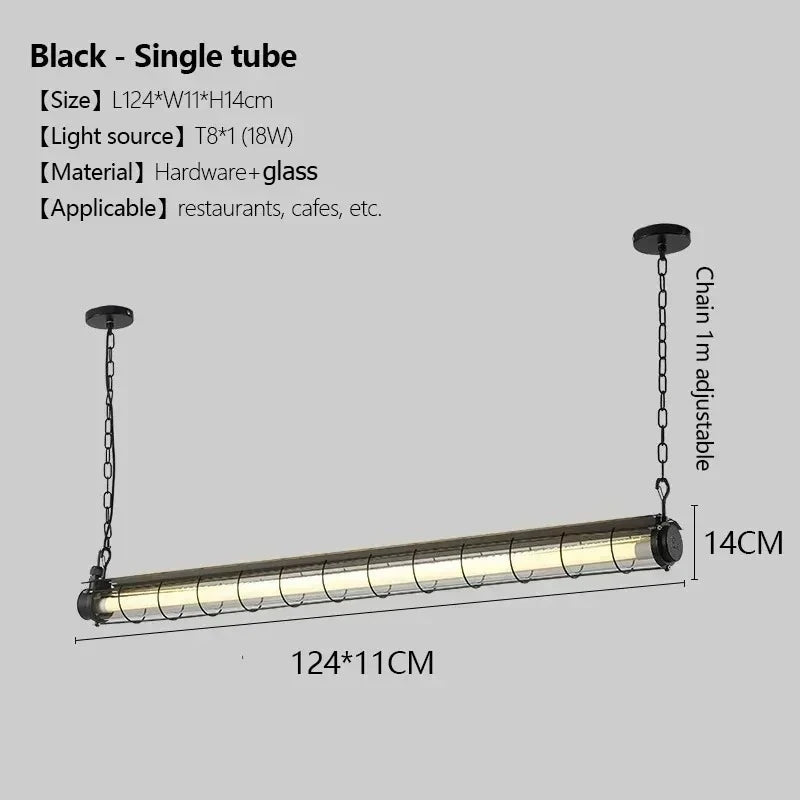 lampe suspendue moderne or noir rayures horizontales chaînes salon chambre