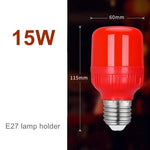 ampoule led rouge 10w 15w 30w 5w spot haute luminosité éclairage moderne e27