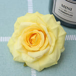 décoration intérieure fleurs artificielles roses soie réaliste blanc rose jaune valentin mariage anniversaire