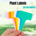 étiquettes plantes couleur moderne pratique jardin pot semis decoration bleu rose vert jaune violet