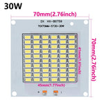 Panneau LED 32 36V blanc moderne 10W 20W 30W 50W matrice diodes aluminium pcb