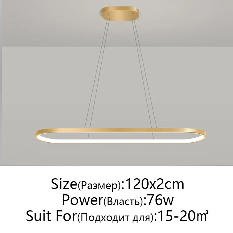 lampe suspension moderne rond aluminium blanc noir or salon salle manger chambre