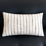 housse coussin polyester géométrique moderne beige blanc decoration intérieure canapé chaise voiture