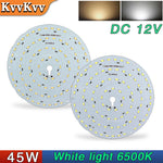 panneau led blanc moderne diodes smd5730 12v 3000k 6500k fixations inclusées
