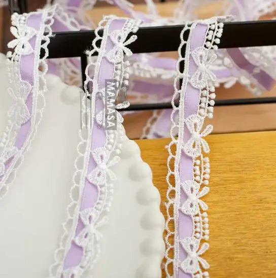 ruban dentelle fine rose blanc violet classique élégant satin polyester blanc noir rougit opacité