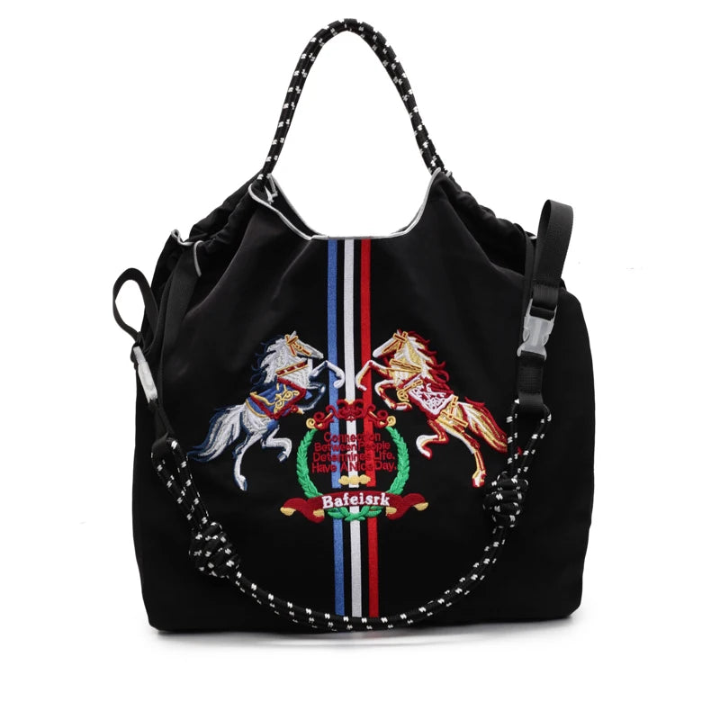 sac main femme toile animaux motifs modernes gris rouge bleu poche téléphone portable polyvalent