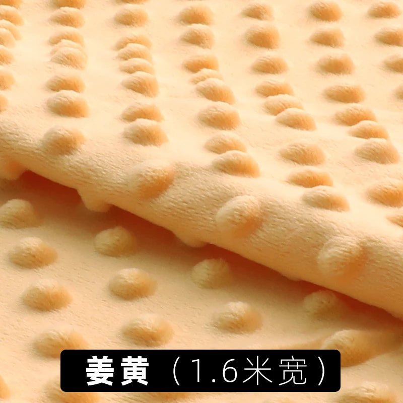 couverture bébé protection uv tissu velours couleur rose jaune moderne douce texture bosses respectueux