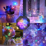 guirlande lumineuse led multicolore blanc vert bleu rose violet adhésive moderne