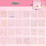 sticker kawaii mignon dessins animés fruits bonbons adhésifs scrapbooking agenda manucure nail art multicolore