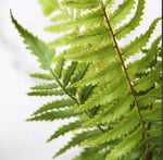 plantes artificielles feuilles fines vertes brunes modernes accrochables extérieures decoration murale naturelle