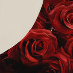 drap housse imprimé chat noir roses rouges coton polyester moderne graphique lit chambreDecoration