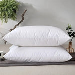 oreiller blanc uni moderne literie polyester coton doux décoration maison sommeil