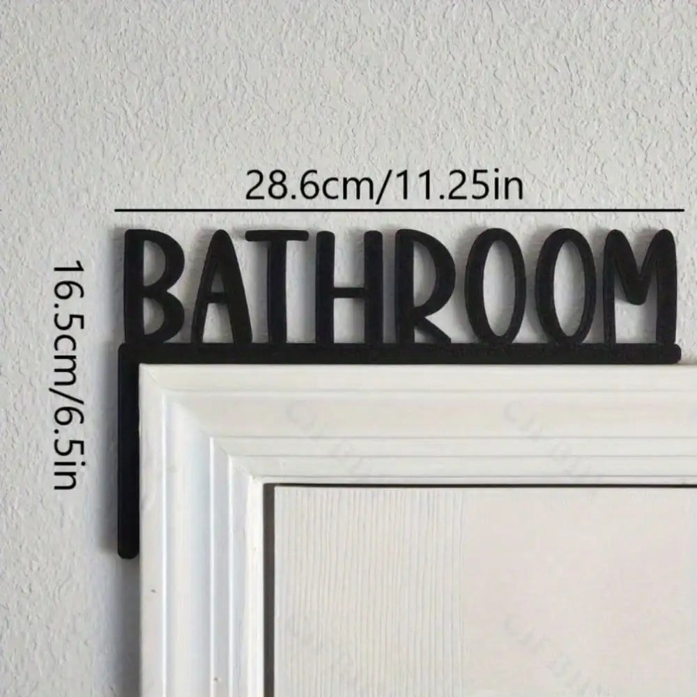 panneau mural moderne minimaliste noir blanc salle bain porte chambre salon décoration accroches clés