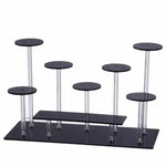 présentoir acrylique transparent multi niveaux support figurines flacons parfum décoration maison salon
