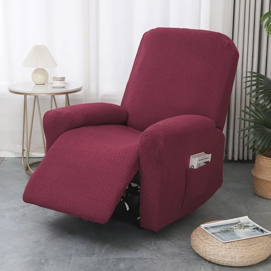 housses fauteuil relax tissu motifs gris moderne adhésif poche salon extérieur