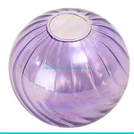 vase verre rayures horizontales moderne fleurs artificielles vert rose violet beige
