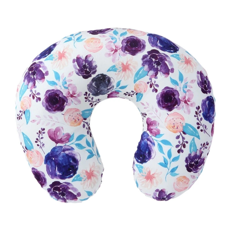 coussin voyage ergonomique forme coton motif fleurs animaux voyage confort bébé enfant