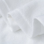 Grande serviette de bain 100x200cm dépliée montrant sa texture douce