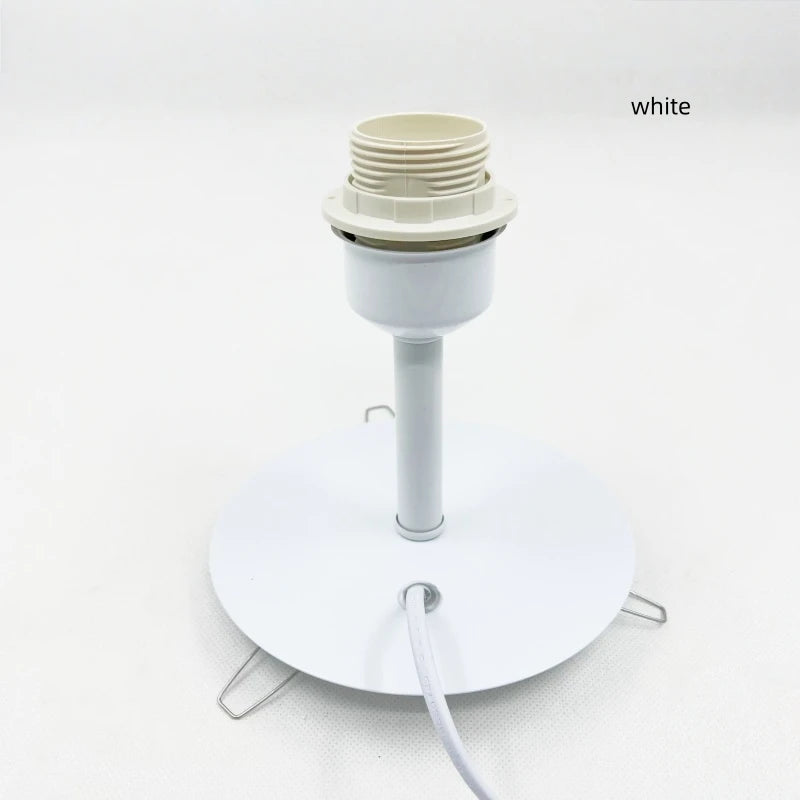 support lampe table moderne cable electrique douille e27 vase ceramique