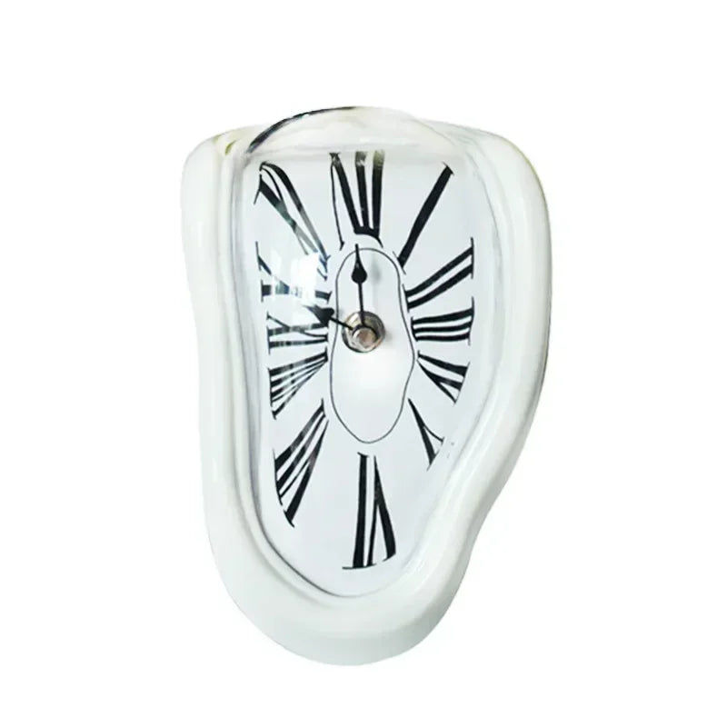 horloge murale classique ancien chiffres romains noir fond blanc doré argenté