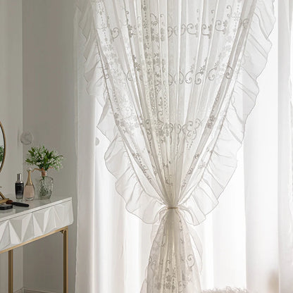Rideau brise bise style campagne chic