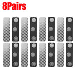 aimants magnétiques noir blanc grille géométrique moderne rideaux fixations accessoires pairesétales