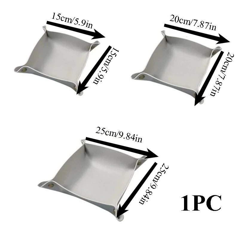 porte clés pliable simili cuir moderne dorés gris marron rouge vert jaune