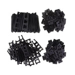 clips fixation noir robustes pratique cadre photo 19cm transparents perforations unisexes adultes