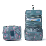 sac toilette voyage crochet suspension poignée rangement cosmétiques salle bain