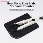 planche repassage coiffure noir rayures moderne crochet 22.8cm 16.5cmoutil coiffeur
