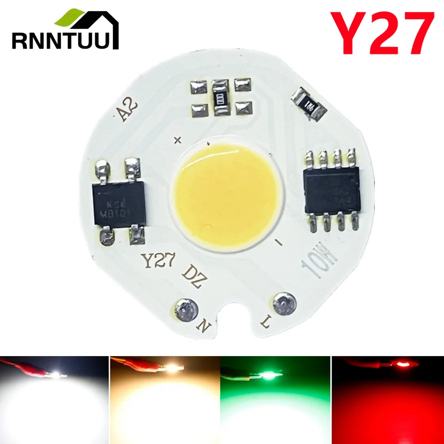 chip led blanc orange haute luminosité sans variateur diy tech