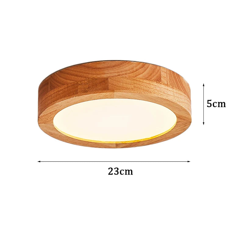 plafonniers led bois clair lumière blanche moderne minimaliste chambre éclairage quotidien