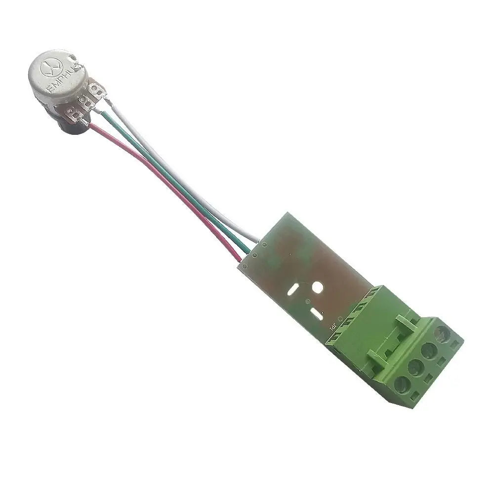 régulateur tension variateur led noir potentiometre rotatif cables bornes fixations industriels techniques