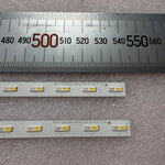 ruban led blanc moderne 500mm ligne led uniforme connecteur commandes 2pièces