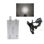 lampe frontale led dentaire chirurgicale filtre jaune pince loupes dentaires