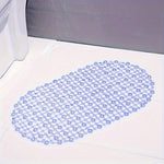 tapis bain antidérapant rose violet bleu transparent maillage billes moderne salle bain sécurité durable